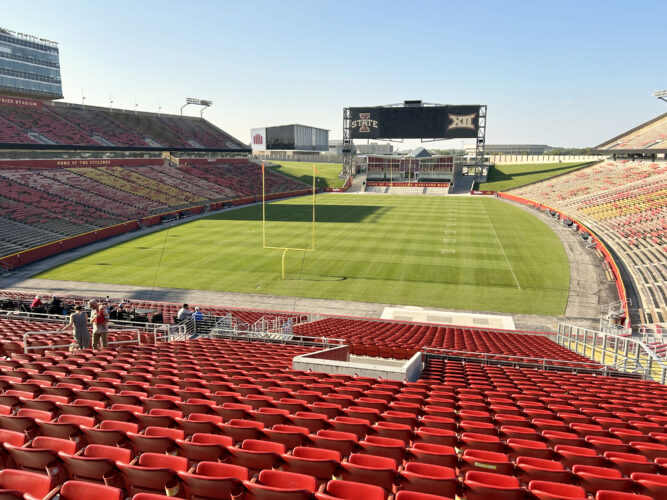 Vineyards and end zone views